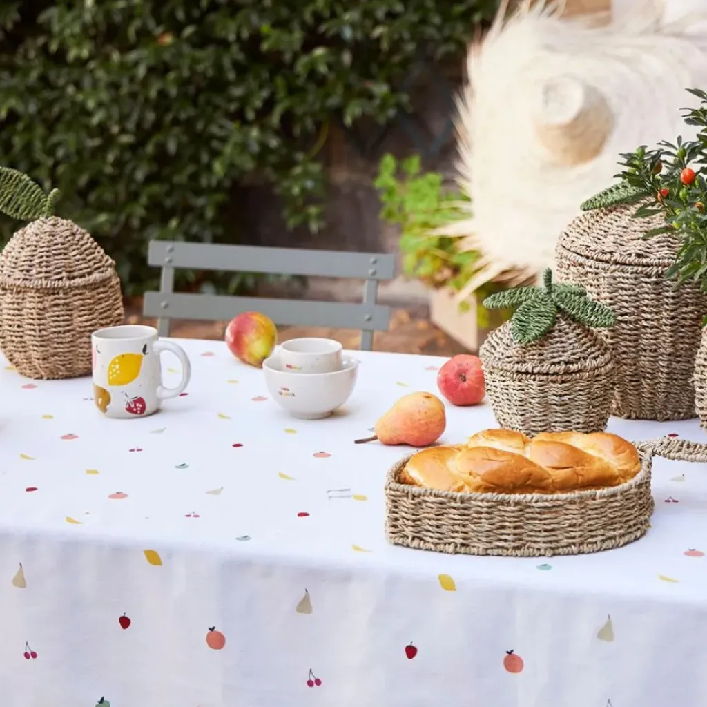 Fabrique de Styles Nappe en coton 250x145cm - Les Fruits* Nappes