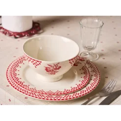 Fabrique de Styles Nappe rectangulaire en coton blanc et 250x160cm - P'tits cœurs* Nappes