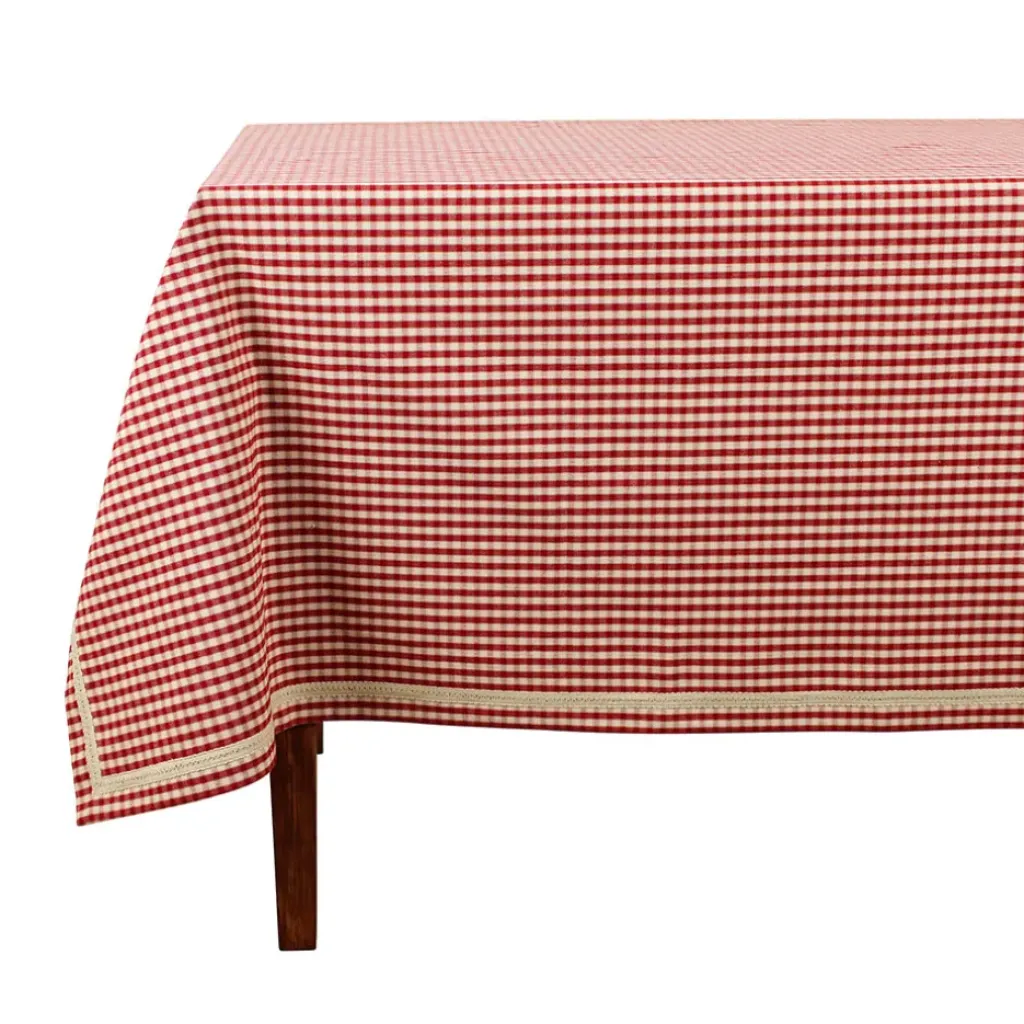 Fabrique de Styles Nappe rectangulaire mami carreau en coton* Nappes