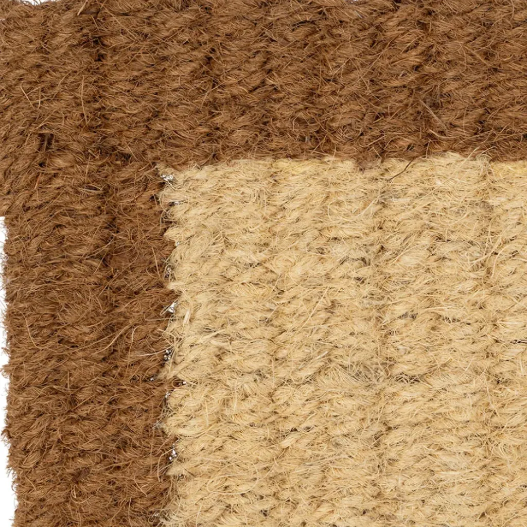 Fabrique de Styles Paillasson en coco naturel et brun 73x43cm - Retro* Paillassons