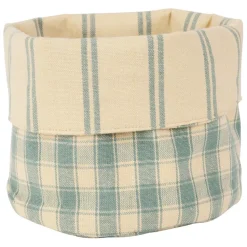 Fabrique de Styles Panière à pain en coton vichy d15cm - Campagne* Paniers Et Corbeilles