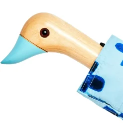 Fabrique de Styles Parapluie compact manche tête de canard floral rain* Accessoires Mode