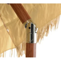 Fabrique de Styles Parasol en paille inclinable avec manche en métal 210cm*Enfant Parasols, Pergolas|Jardin