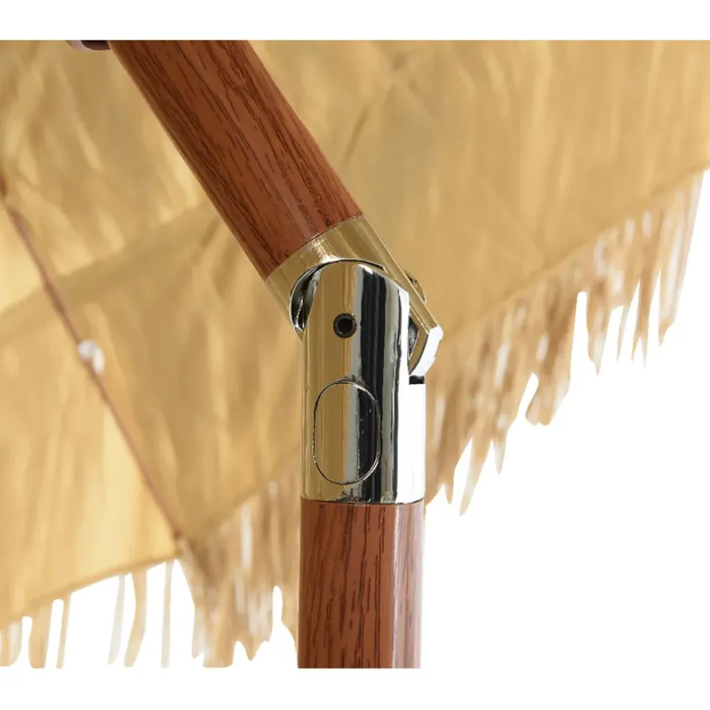 Fabrique de Styles Parasol en paille inclinable avec manche en métal 210cm*Enfant Parasols, Pergolas|Jardin