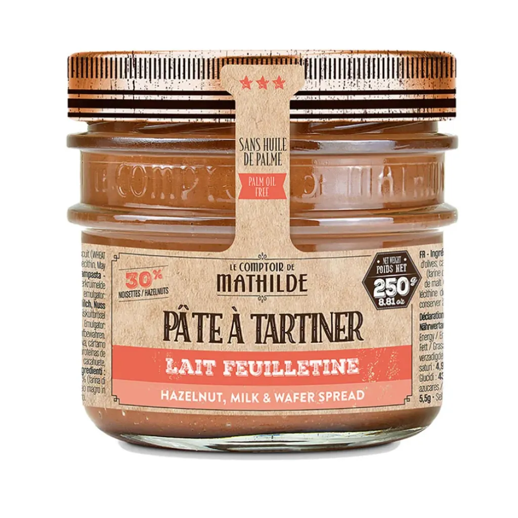Fabrique de Styles Pate à tartiner lait feuilletine 250g* Chocolats Et Confiseries