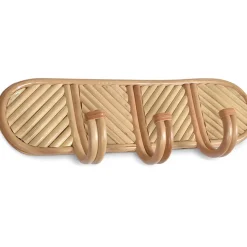 Fabrique de Styles Patère 3 crochets bamboli 39x9.5xh13cm* Patères