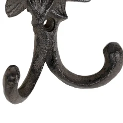 Fabrique de Styles Patère double tournesol en fonte* Patères