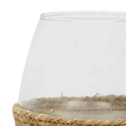 Fabrique de Styles Photophore en jute et verre - ourea* Photophores, Bougeoirs Et Lanternes