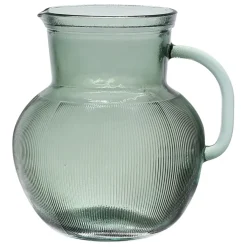 Fabrique de Styles Pichet en verre recyclé sablé 2.3l - Aheli* Carafes Et Pichets