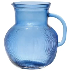 Fabrique de Styles Pichet en verre recyclé sablé 2.3l - Aheli* Carafes Et Pichets