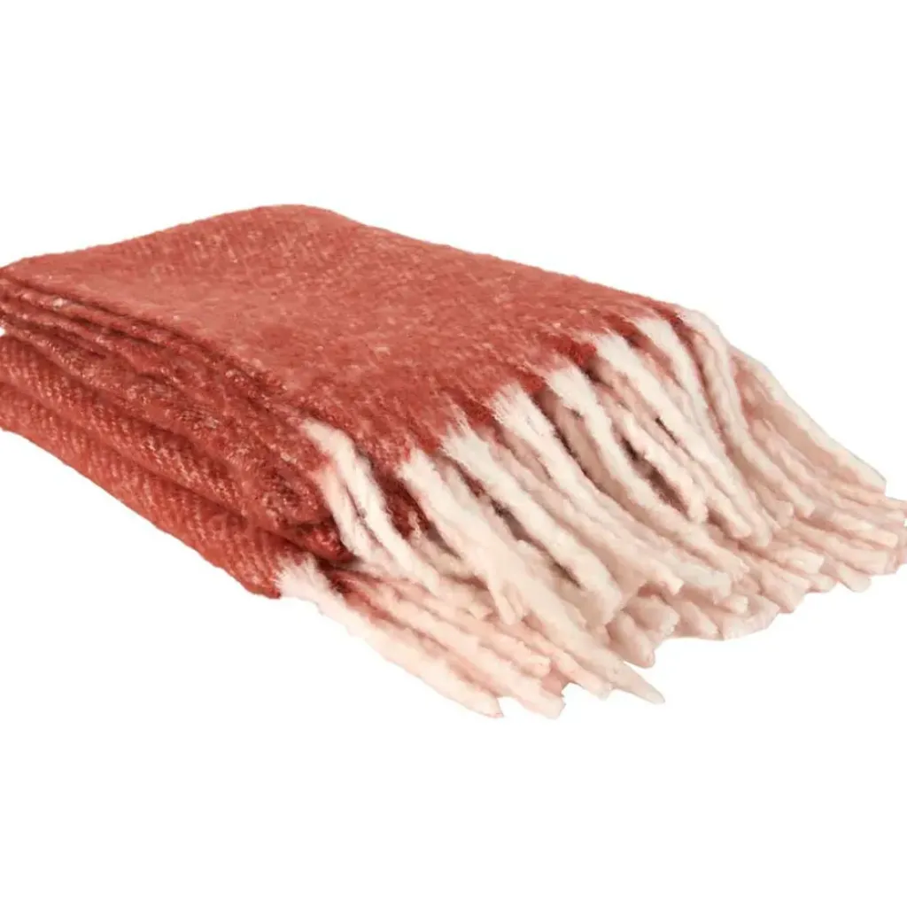 Fabrique de Styles Plaid avec franges en tissu 120x150cm* Plaids