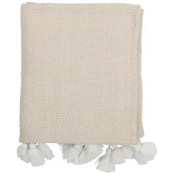 Fabrique de Styles Plaid 130x170cm en coton - emeline* Plaids