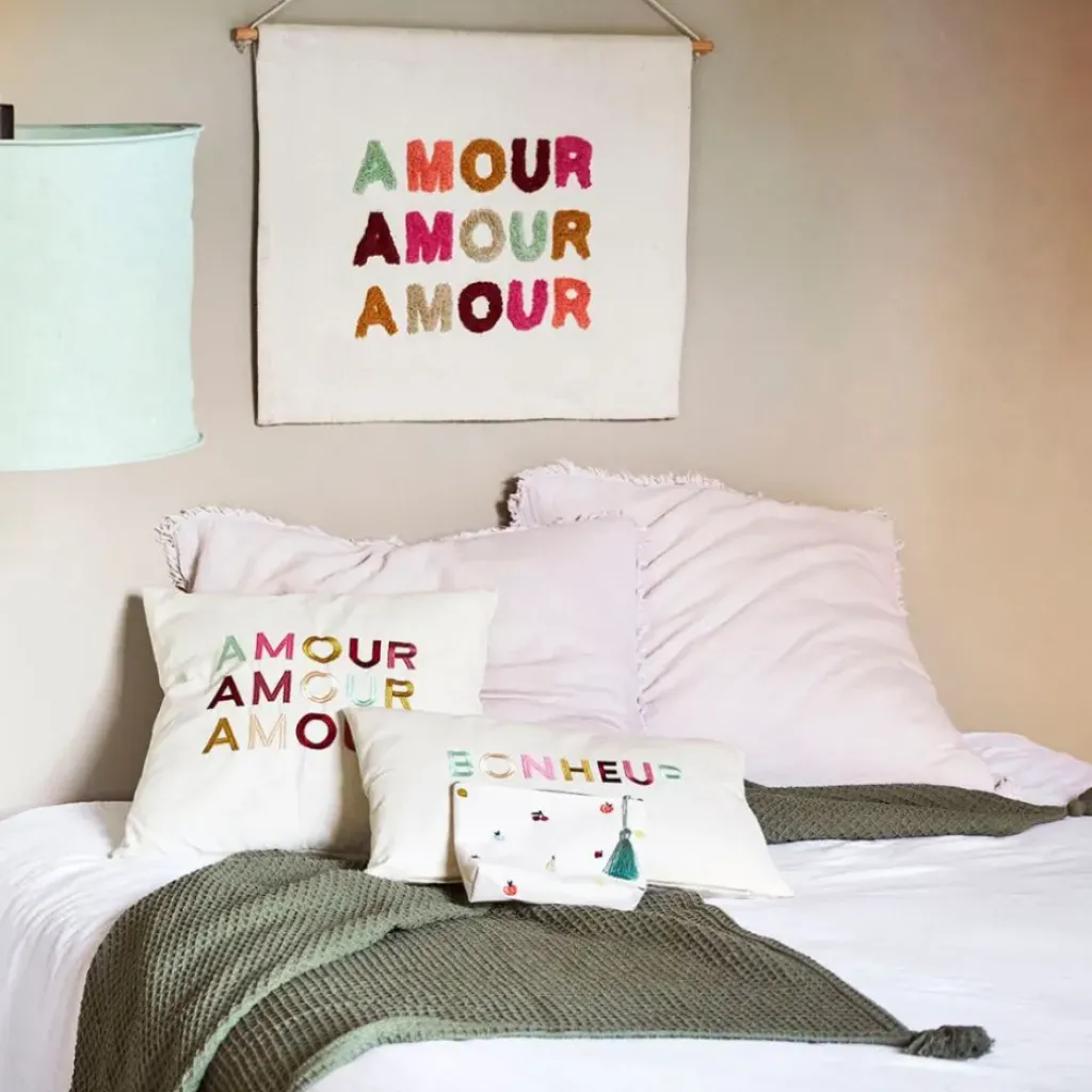 Fabrique de Styles Plaid en coton 170x130cm - Beezz* Plaids