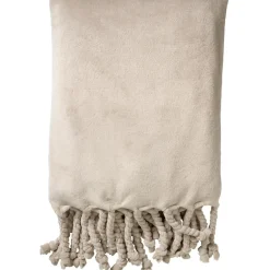 Fabrique de Styles Plaid florijn 150x200cm pumice stone* Plaids