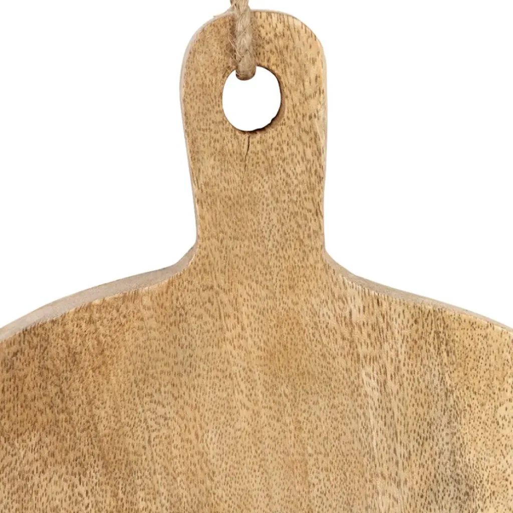 Fabrique de Styles Planche à découper en manguier 16x39cm - Famille* Planches À Découper