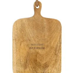 Fabrique de Styles Planche à découper en manguier 23x34cm - Famille* Planches À Découper
