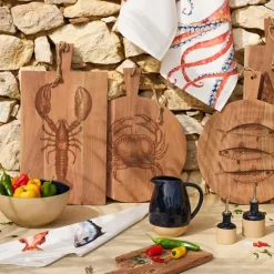 Fabrique de Styles Planche a découper homard en acacia 32x60cm - Dalbert* Planches À Découper