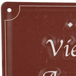 Fabrique de Styles Plaque en fer 15x20cm - Bistrot Des Amis* Déco À Suspendre Et Adhésive