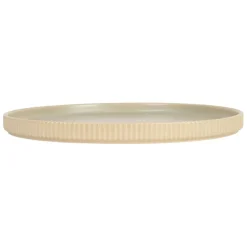 Fabrique de Styles Plat rond en grès d33cm - Sweet Leaves* Plats Et Saladiers