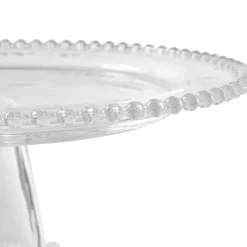 Fabrique de Styles Plat sur pied en verre - perloa* Plats Et Saladiers