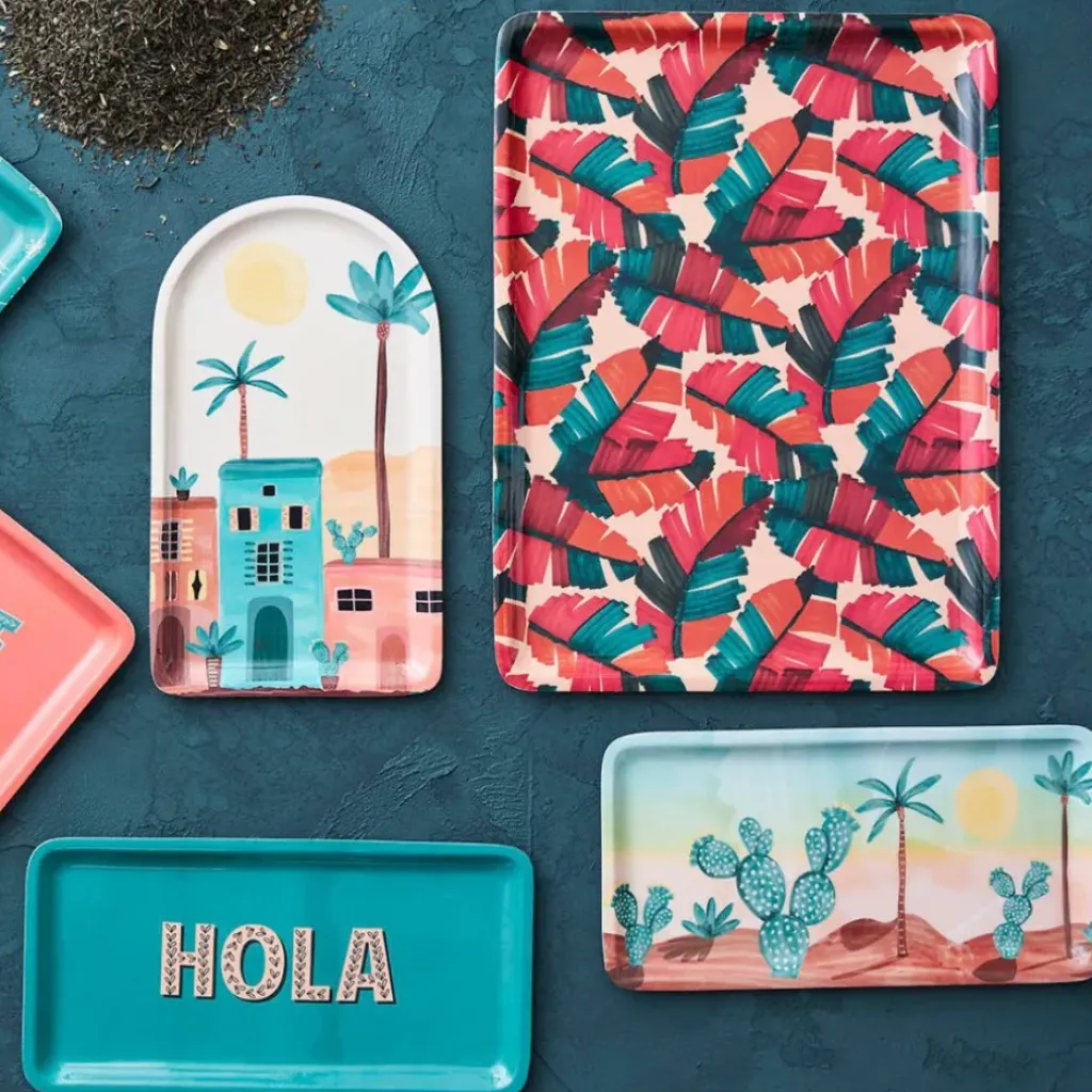 Fabrique de Styles Plateau en fer 15x30cm - Patchuca* Plateaux