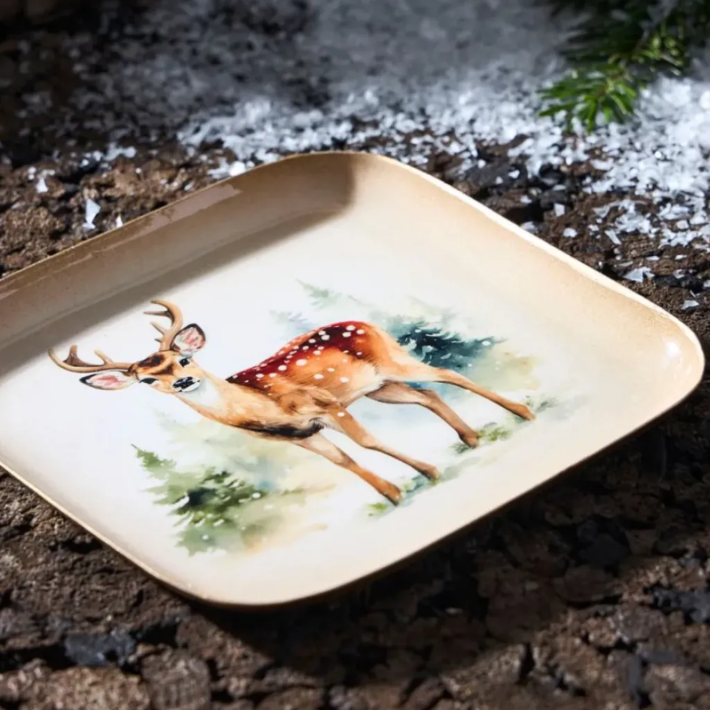 Fabrique de Styles Plateau en fer cerf - Noel* Plateaux
