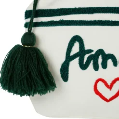 Fabrique de Styles Pochette brodée amore 20x15cm en coton et polyester* Pochettes Et Housses