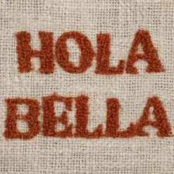 Fabrique de Styles Pochette brodée hola Bella en coton - Lumi* Pochettes Et Housses