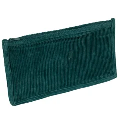 Fabrique de Styles Pochette en velours côtelé émeraude - Flaura* Pochettes Et Housses