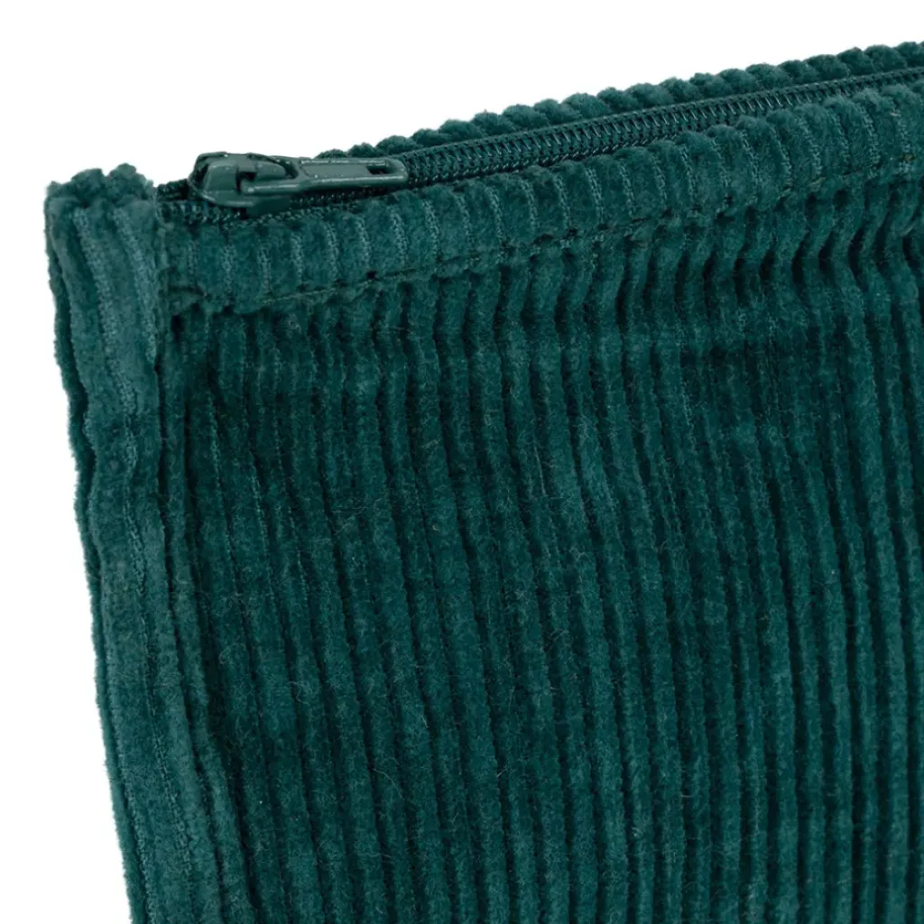 Fabrique de Styles Pochette en velours côtelé émeraude - Flaura* Pochettes Et Housses