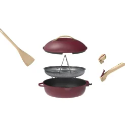 Fabrique de Styles Poêle en aluminium rubis d28cm - La Fabuleuse* Plats Et Appareils De Cuisson