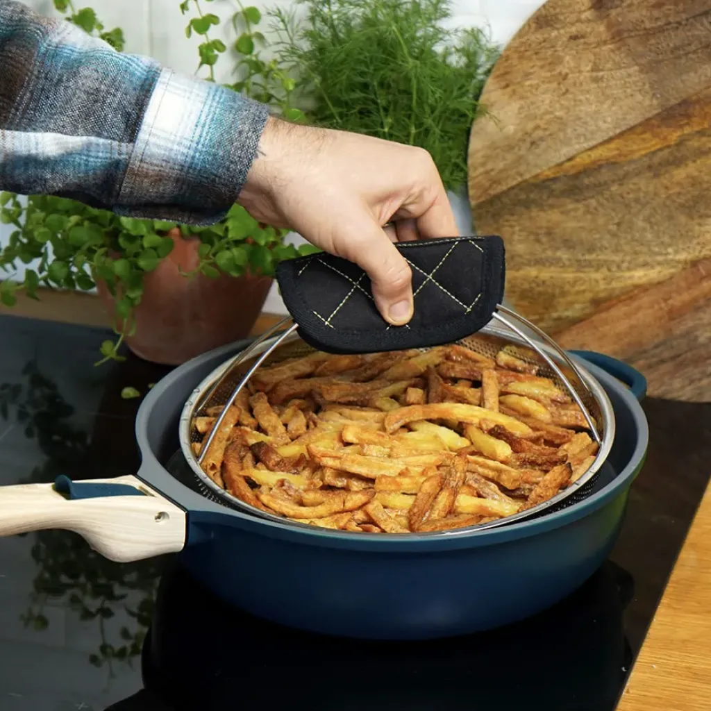 Fabrique de Styles Poêle en aluminium saphir d28cm - La Fabuleuse* Plats Et Appareils De Cuisson