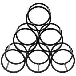 Fabrique de Styles Porte 6 bouteilles en fer 31xh28cm - Campagne* Accessoires Vin Et Cocktails