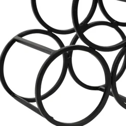 Fabrique de Styles Porte 6 bouteilles en fer 31xh28cm - Campagne* Accessoires Vin Et Cocktails