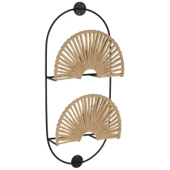 Fabrique de Styles Porte magazines mural 2 niveaux korda* Petits Rangements