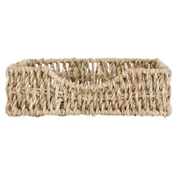 Fabrique de Styles Porte serviettes en jonc de mer et fer poisson - borneo* Accessoires De Table