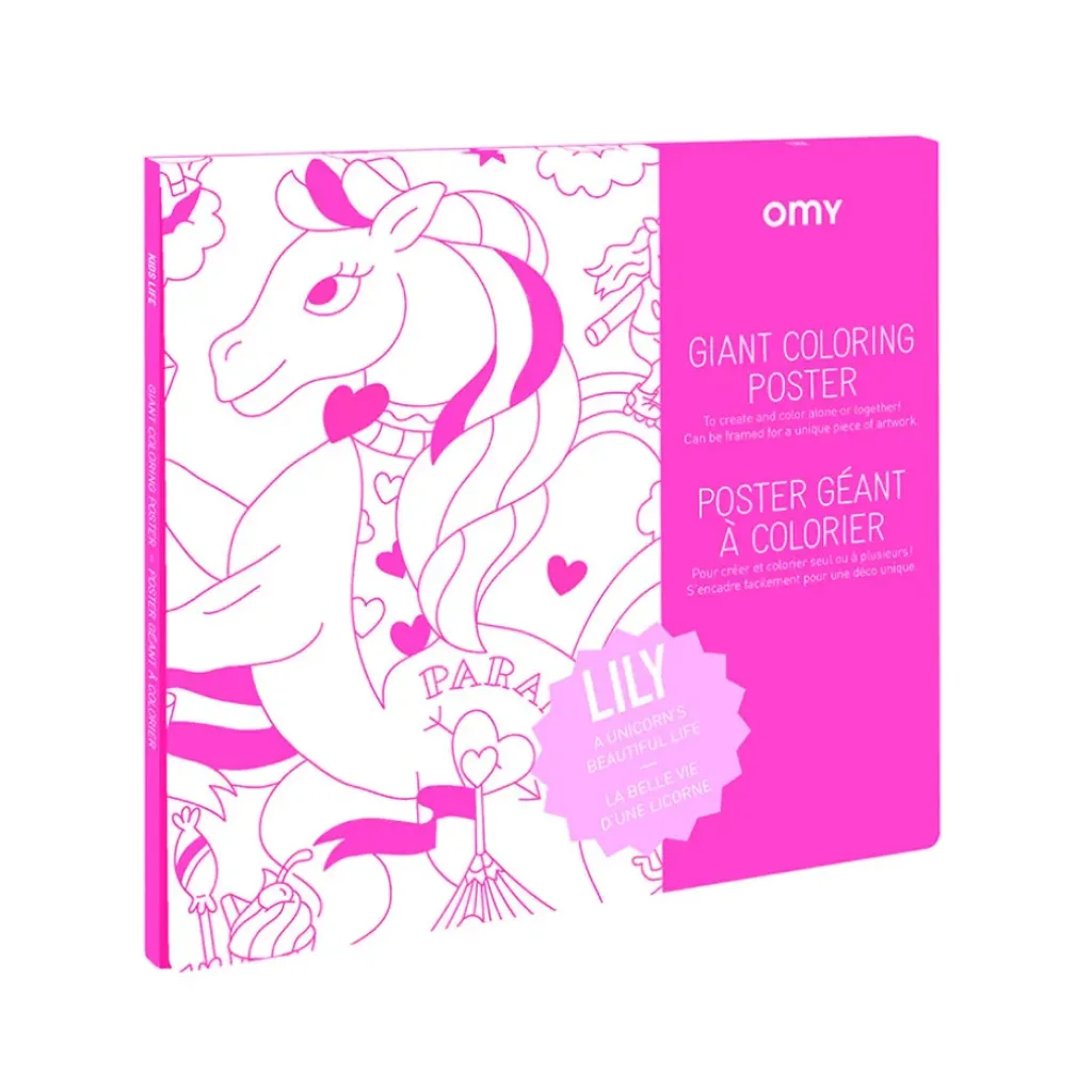 Fabrique de Styles Poster à colorier 70x100cm - lily*Enfant Jouets