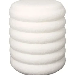 Fabrique de Styles Pouf coffre tissu bouclette - Freya* Poufs Et Tabourets