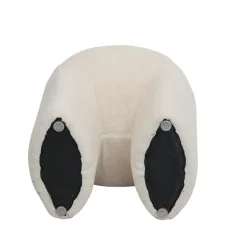 Fabrique de Styles Pouf en tissu bouclette - Loa* Poufs Et Tabourets