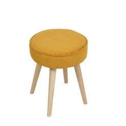 Fabrique de Styles Pouf en velours côtelé - Popy* Poufs Et Tabourets