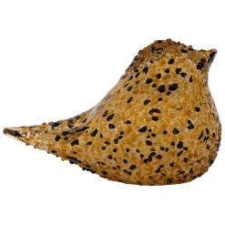 Fabrique de Styles Presse-papier moineau en verre et noir - Serin* Petits Objets Déco