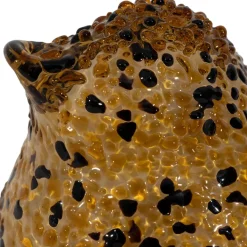 Fabrique de Styles Presse-papier moineau en verre et noir - Serin* Petits Objets Déco