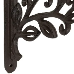 Fabrique de Styles Équerre en fonte laurier 18x20cm* Étagères Murales