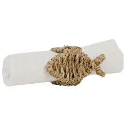 Fabrique de Styles Rond de serviette en jonc de mer poisson - borneo* Serviettes De Table