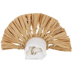 Fabrique de Styles Rond de serviette en raphia et fer* Serviettes De Table