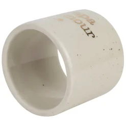 Fabrique de Styles Rond de serviette papa en grès moucheté d3cm* Serviettes De Table