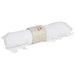 Fabrique de Styles Rond de serviette papa en grès moucheté d3cm* Serviettes De Table