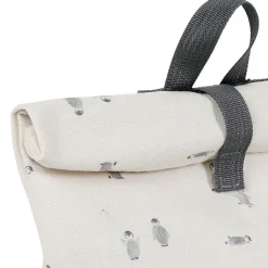 Fabrique de Styles Sac à dos en coton écru et noir - Banquise*Enfant P'tits Accessoires