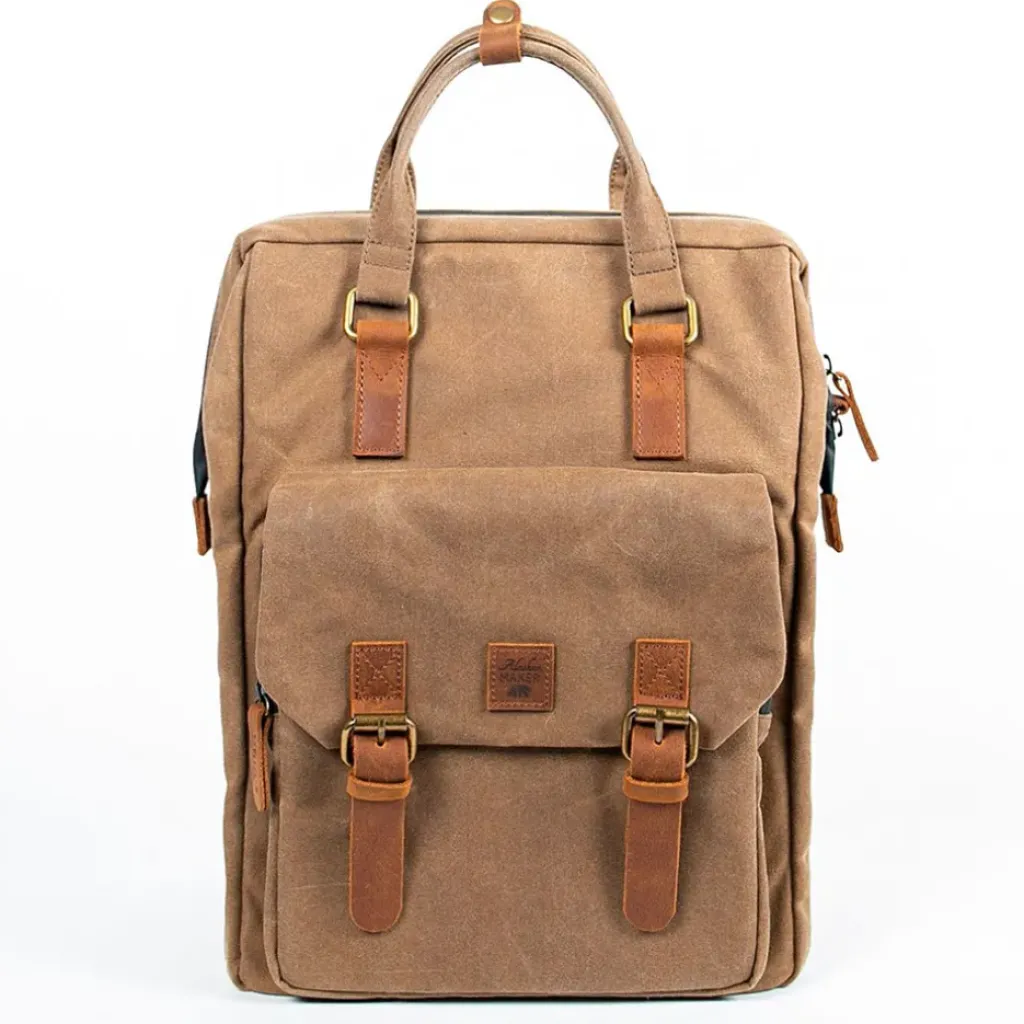 Fabrique de Styles Sac à dos havane 28x14xh39cm -Juneau* Sacs Et Cabas