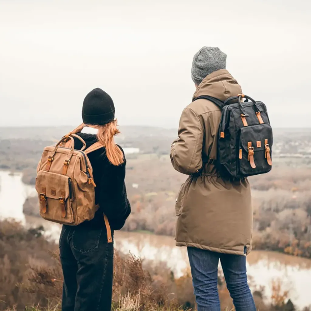 Fabrique de Styles Sac à dos havane 28x14xh39cm -Juneau* Sacs Et Cabas